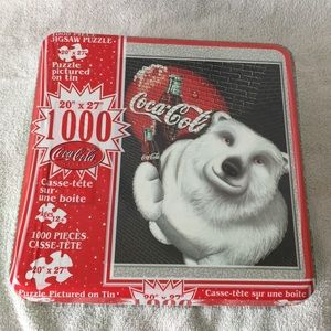 Coca Cola polar bear 1000 piece jigsaw puzzle